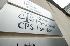 Crown Prosecution Service sign