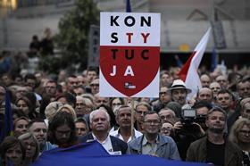 Poland judicial reform protests July 2018