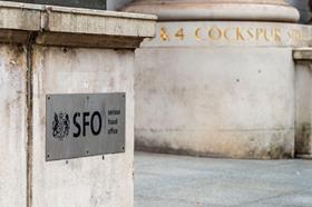 Serious Fraud Office sign