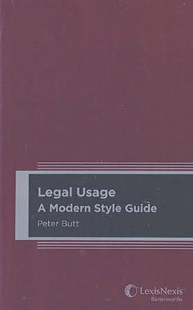 Legal usage: A modern style guide