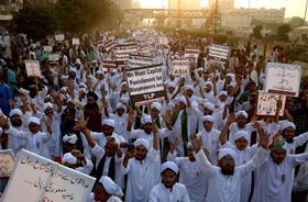 Aasia Bibi protest