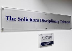 Solicitors Disciplinary Tribunal sign