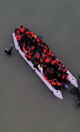 Refugee boat