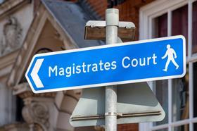 Magistrates Court sign
