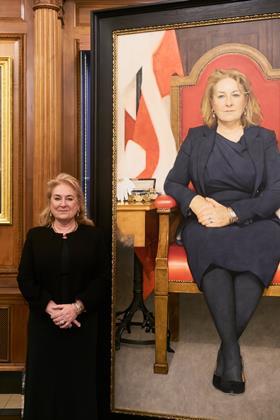 LCJ Carr with portrait