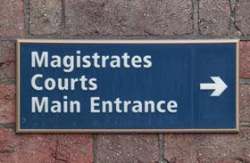 Magistrates Courts sign