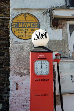 Old petrol pump