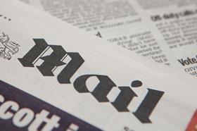 The Mail front page