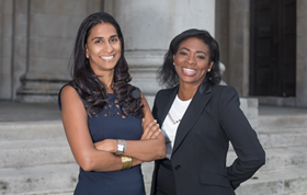 Halebury's Janvi Patel and Denise Nurse