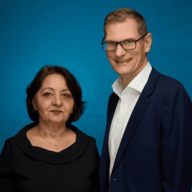 Alex Khan and Manjit Kaur-Heer