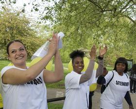 Stewards at London legal walk 2016