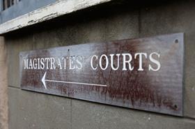 Magistrates Court sign