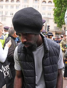 Charles Brohiri, arrives at Westminster Magistrates' Court