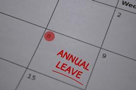 A calendar marks 'annual leave'