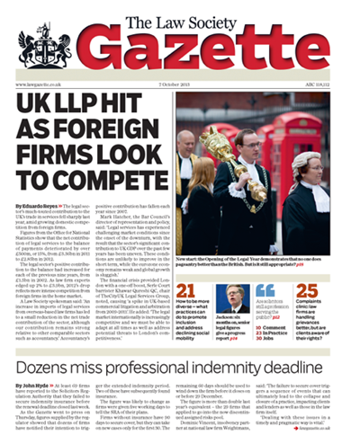 Law Gazette 07 October 2013