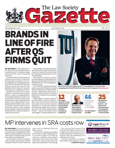 Law Gazette 18 November 2013