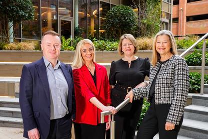 John Durkan, Switalskis CEO, with directors Katrina Elsey, Georgina Peckett, and Julie Guest