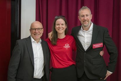 Richard Hermer KC, Dr Ali Struthers and Alex Horne