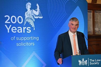 Law Society president Mark Evans