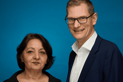 Alex Khan and Manjit Kaur-Heer