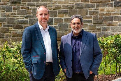 L-R Tim Richards and Manjit Virdee