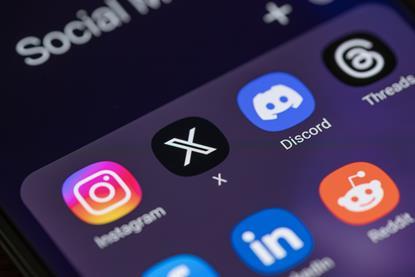 Instagram, X and various other apps displayed on a phone screen