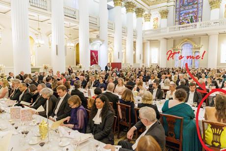Guests seated during the lord mayor’s judges’ dinner