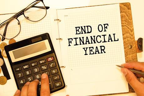 End of financial year