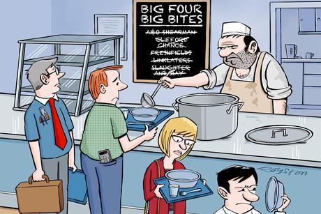 Big Four cartoon