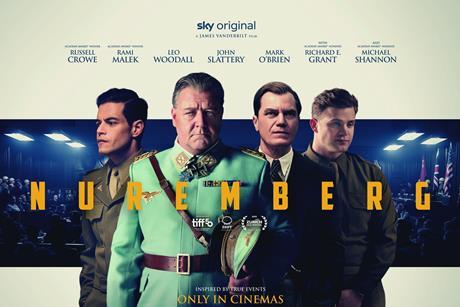 Nuremberg (2025) poster, dir. James Vanderbilt