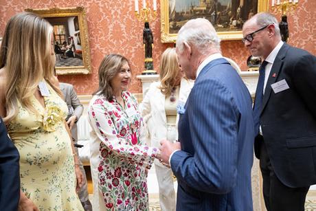 Nabila King handshake