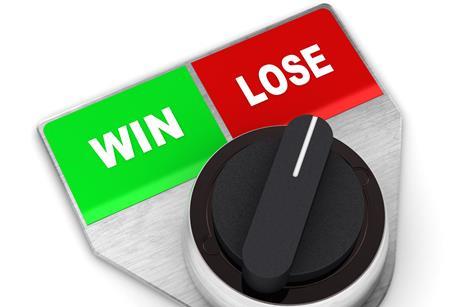 Win Lose sign