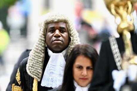 David Lammy MP arrives at Royal Courts of Justice to be sworn in as lord chancellor