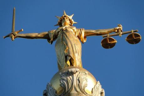 Lady justice statue