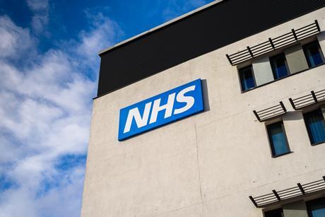 NHS sign
