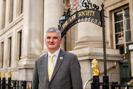 Mark Evans outside Chancery Lane