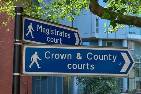 Court signs
