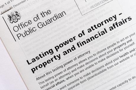 Lasting power of attorney