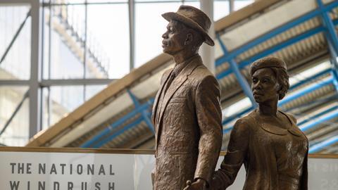 The National Windrush Monument, Waterloo