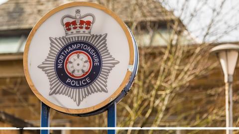 Northamptonshire Police sign