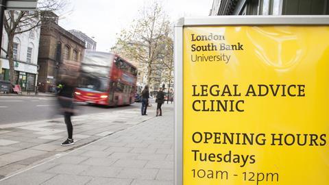 London South Bank University law clinic