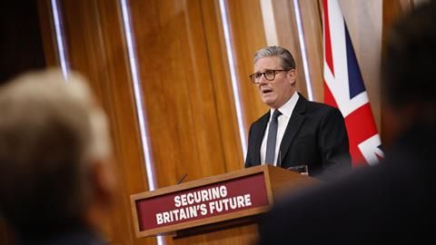 Prime minister Keir Starmer speaks ahead of the publication of the government's Immigration White Paper