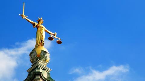 Statue of Justice, Old Bailey
