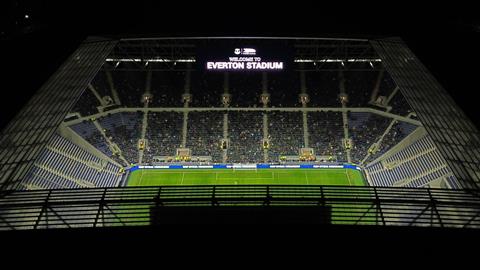 Everton's Bramley Moore Dock stadium, Liverpool