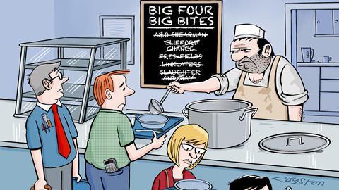 Big Four cartoon