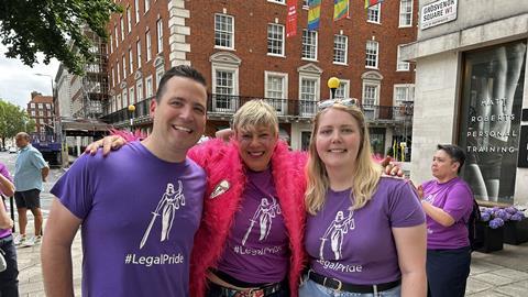 Helen Randall pride colleagues 2023