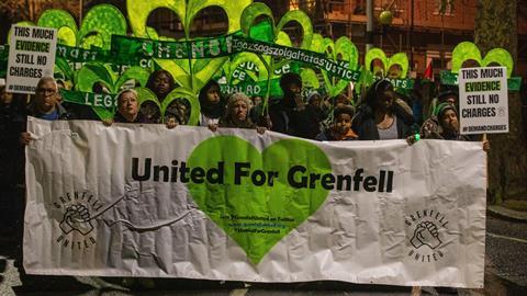 Grenfell protest