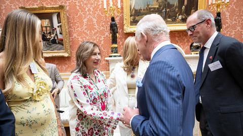 Nabila King handshake