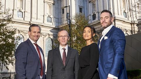 Pictured from left are Jamie Lester and Stewart Wilkinson, from Royds Withy King, with Olivia Turner, Associate at Affiniti Finance, and Nick Pontt, Managing Director at Affiniti Finance