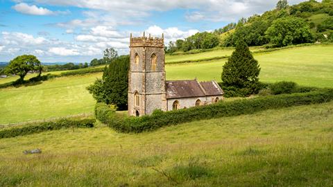 Parish church, St Mary in Batcombe, Dorset county